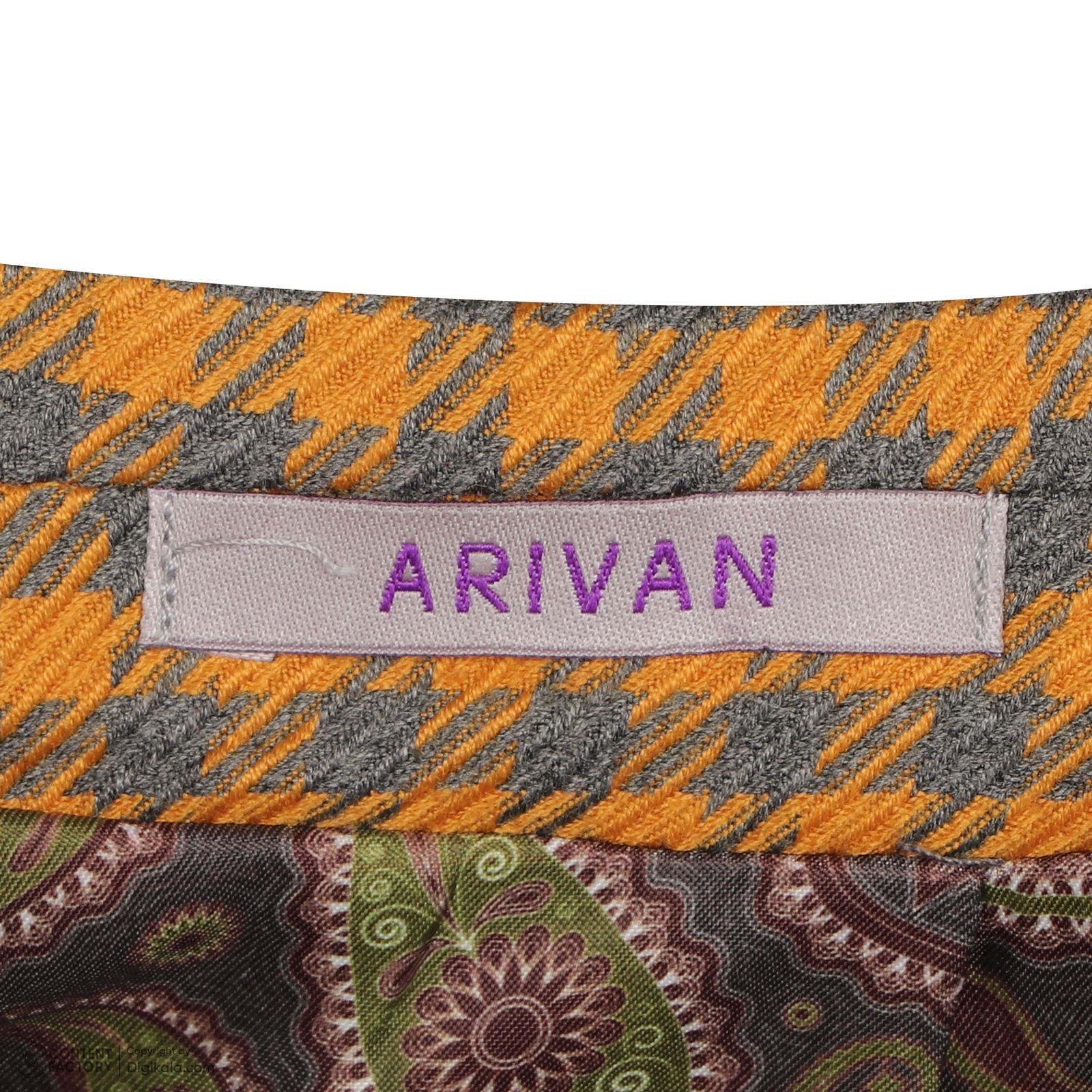 کت تک مردانه آریوان مدل چهارخانه کد B044 -  - 9