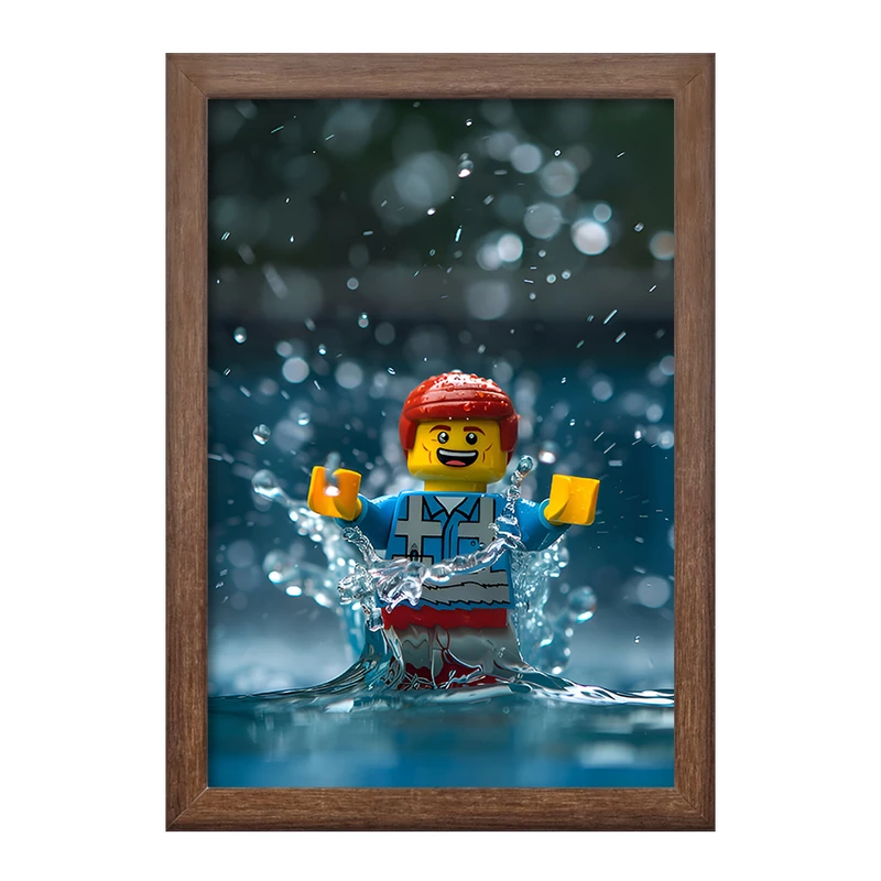 تابلو خندالو طرح لگو (Lego) کد F6538