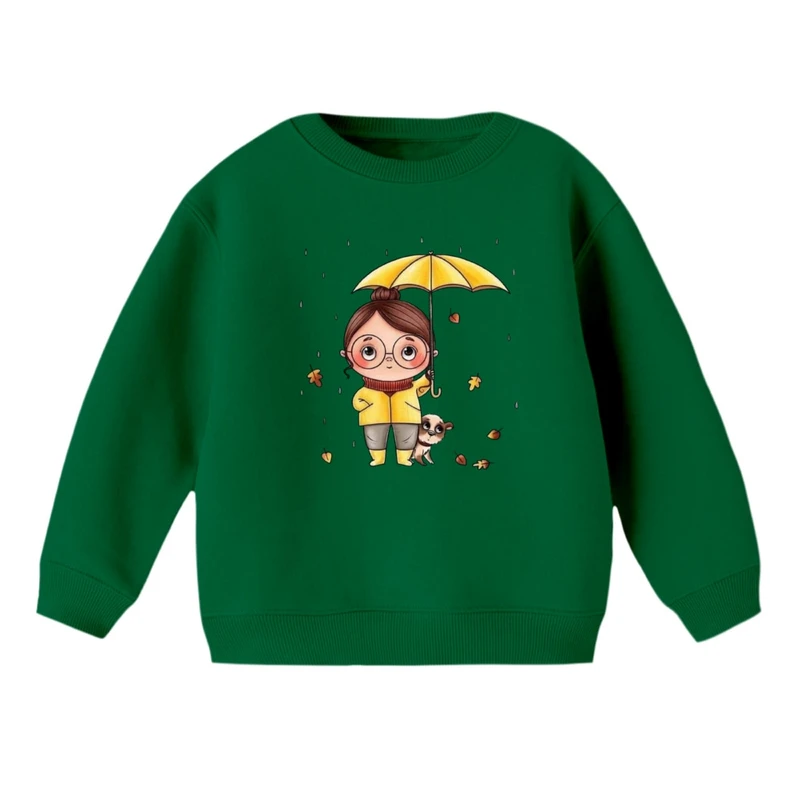 سویشرت بچگانه مدل دخترک پاییزی کد 2