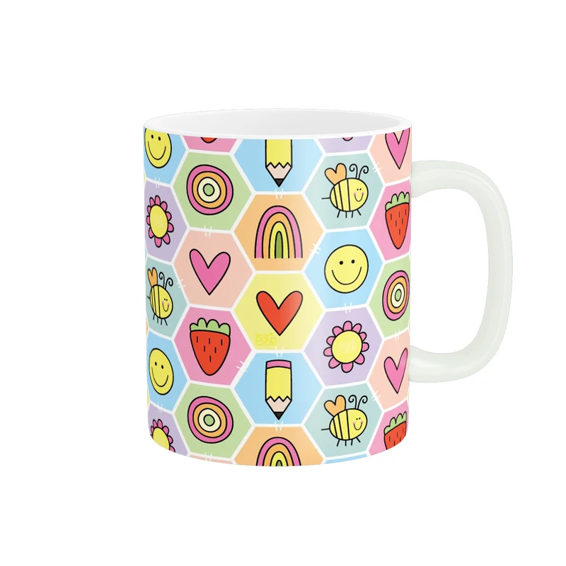 ماگ پاد آفرین طرح نقاشی کد 1351