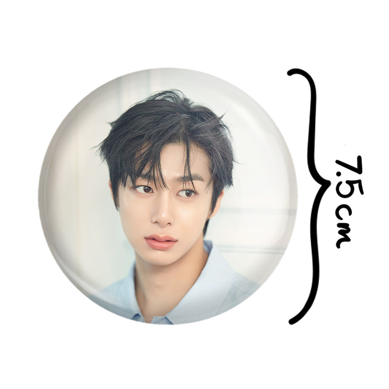 آینه جیبی خندالو طرح هیونگ وون گروه مانستا اکس MONSTA X مدل تاشو کد 21182