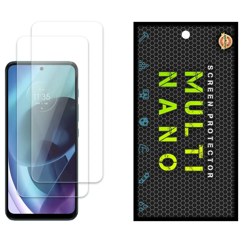 محافظ صفحه نمایش مولتی نانو مدل X-S2N مناسب برای گوشی موبایل موتورولا Moto G71 بسته دو عددی