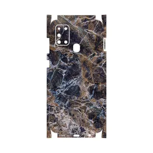 MAHOOT  Earth-White-Marble-FullSkin Cover Sticker for Samsung Galaxy A21s