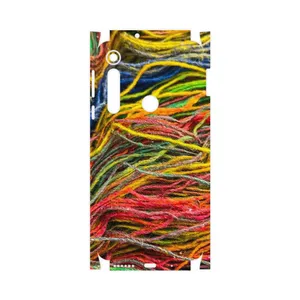 MAHOOT Fabric Texture 9-FullSkin Cover Sticker for Motorola One Macro