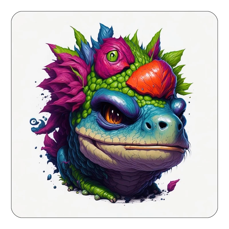 مگنت کاکتی طرح حیوانات رنگی مدل mp26373