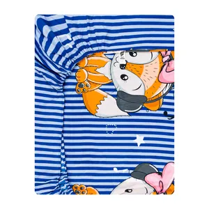 ملحفه میکرو آدنو مدل Lovely fox کد MC15 یک نفره سایز 80x180 سانتی متر