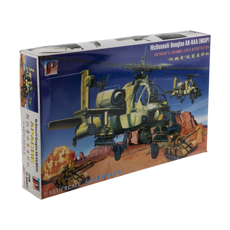 ساختنی مدل هلی کوپتر آپاچی McDonnell-Douglas AH-64A(MSIP) کد 3026