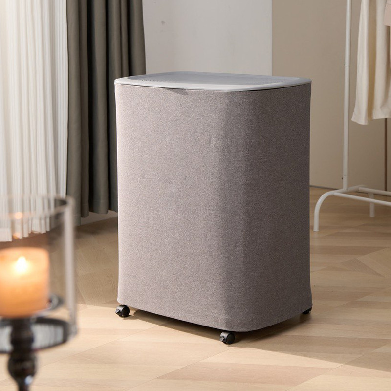 سبد رخت چرک مدل ترولی چرخ دار 50