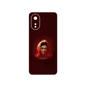 MAHOOT Portrait of an Indian Woman Cover Sticker for Oppo A38