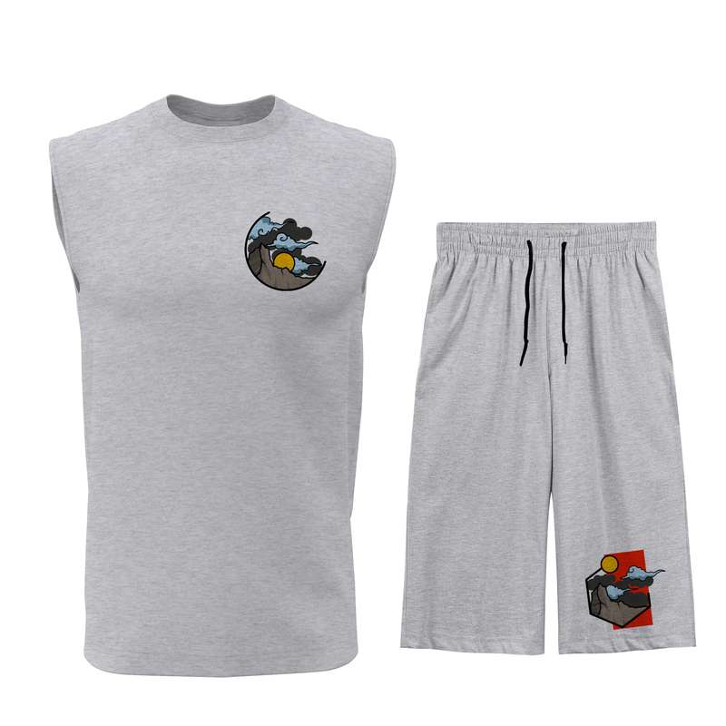 ست تاپ و شلوارک مردانه مدل M094G