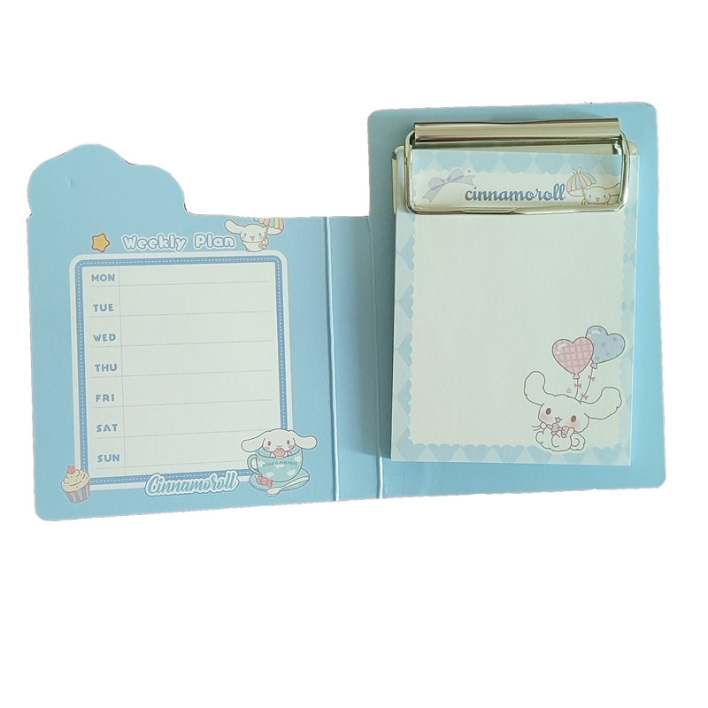 تخته شاسی مدل چک لیست طرح کرومی سایز A6 به همراه کاغذ یادداشت