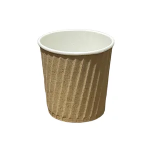 لیوان یکبار مصرف مدل شات قهوه دو جداره بسته 28 عددی