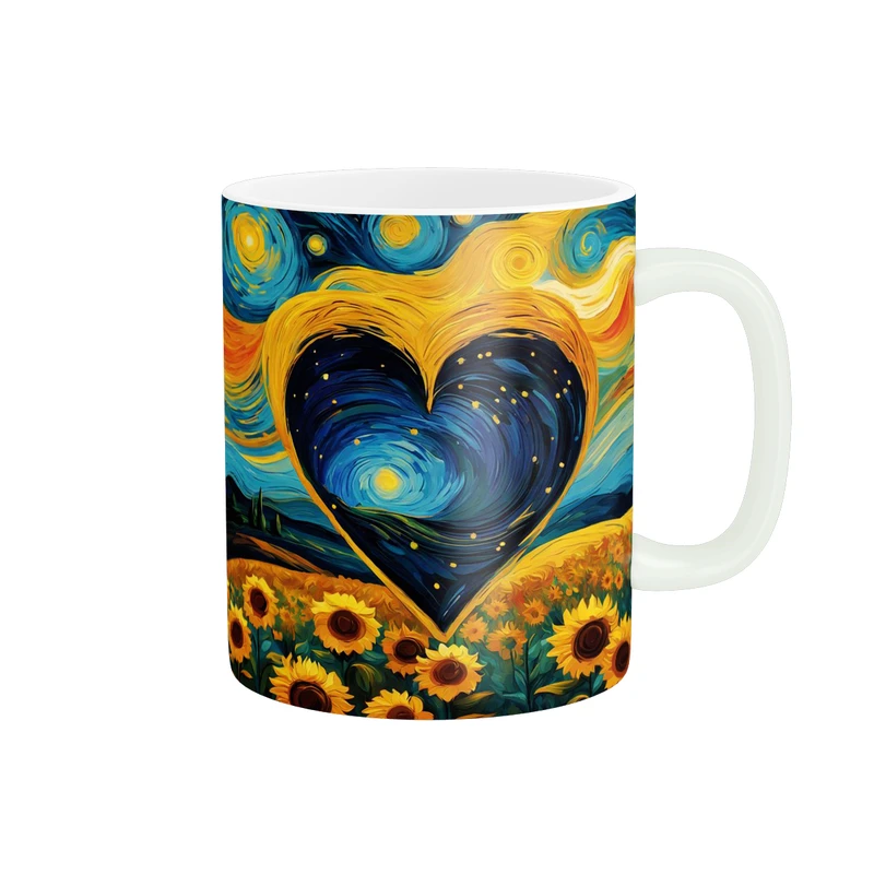 ماگ پادآفرین مدل شب های پرستاره ونگوگ کد p9571