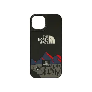 کاور کیس تیفای طرح چهره شمال کد NorthFace64 مناسب برای گوشی موبایل اپل iPhone 13 / 14