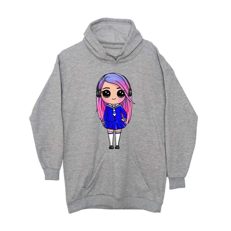 هودی پسرانه طرح دختر کد 208