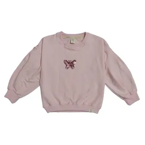 سویشرت دخترانه مدل پروانه پولکی 02