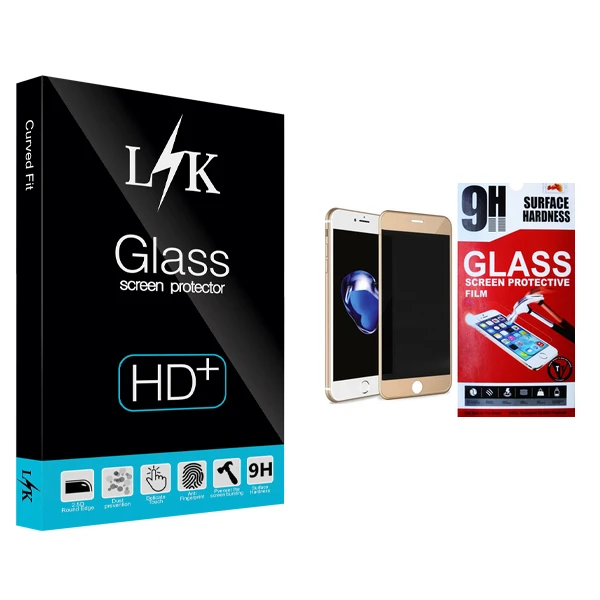 محافظ صفحه نمایش ال کی مدل +HD مناسب برای گوشی موبایل اپل Iphone 6/6s