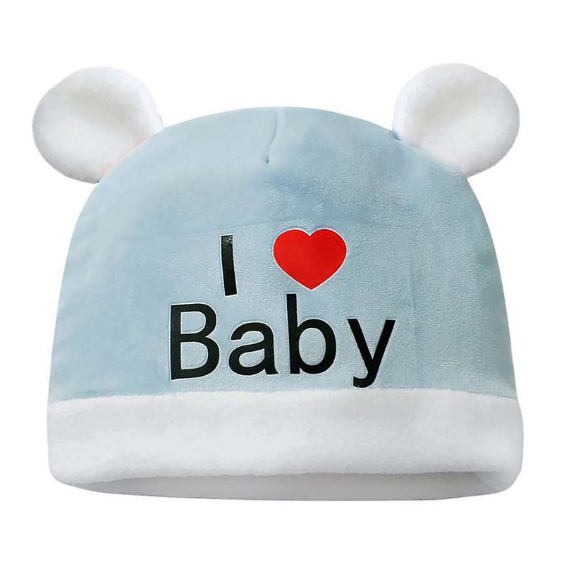 کلاه نوزادی مدل i love baby