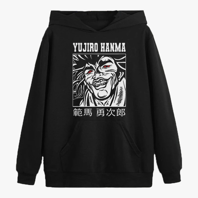 هودی مردانه مدل انیمه ای باکی هانما شخصیت یوجیرو هانما 398