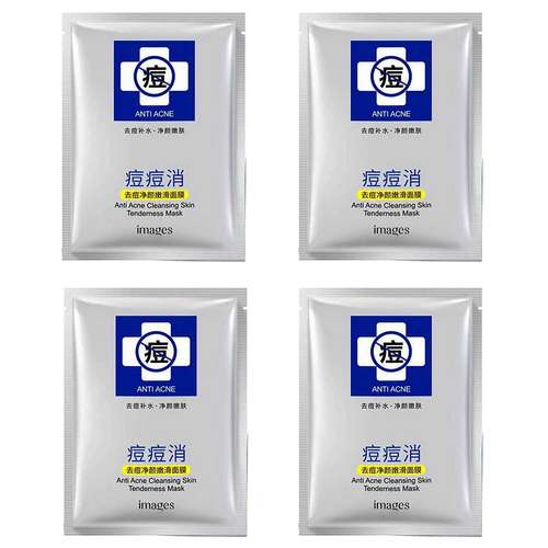 ماسک صورت ایمجز مدل آنتی آکنه وزن 30 گرم مجموعه 4 عددی