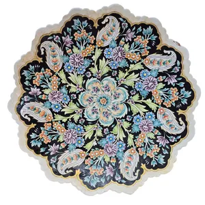 بشقاب میناکاری مسی میناسرای نیکنامی مدل رقص نقش کد BdDM30