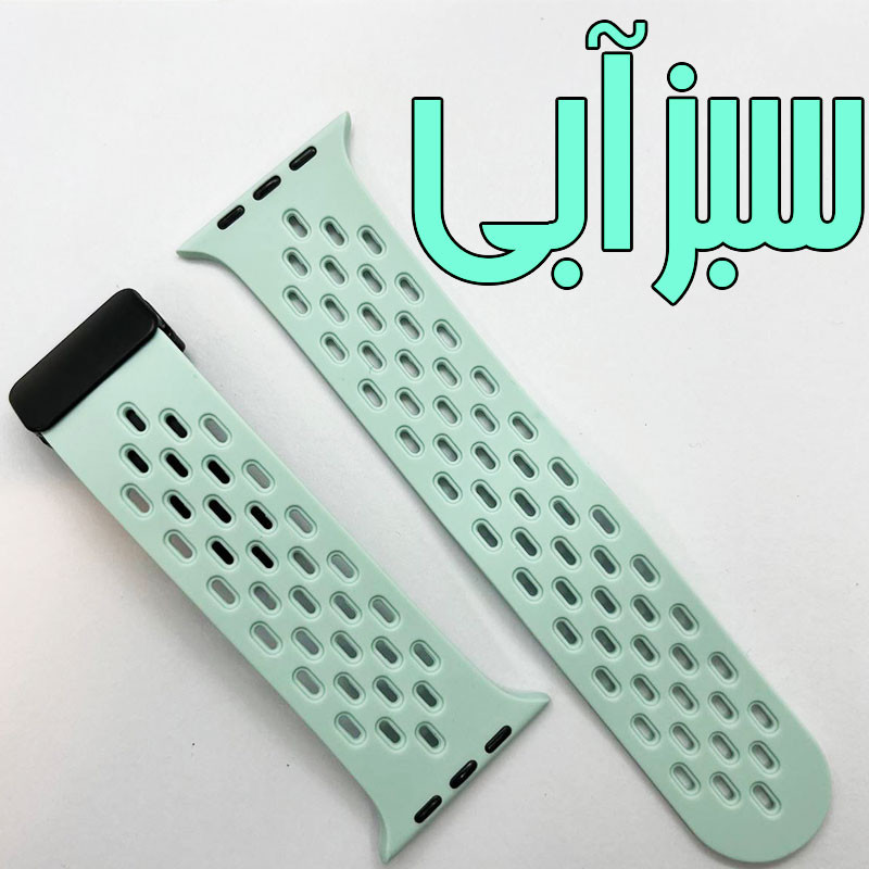 بند گوف مدل Breathable Silicon Magnetic مناسب برای اپل واچ سایز 42/44/45/49 میلی متری سری 1/2/3/4/5/6/7/8/9/SE/ULTRA/ULTRA 2 
