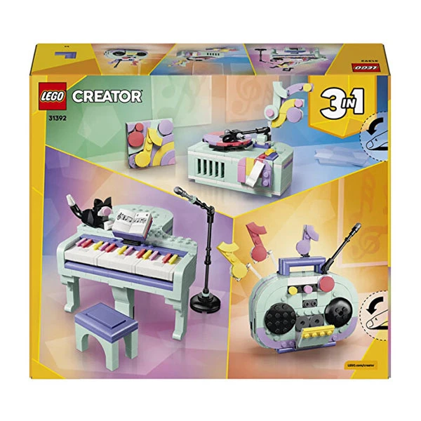لگو 485 قطعه سری کریتور مدل Musical Decor Cat Piano کد 31392