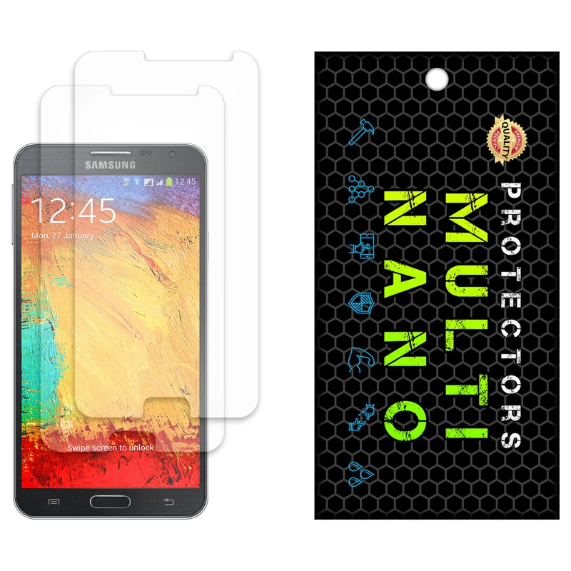 محافظ صفحه نمایش مات مولتی نانو مدل X-S2M مناسب برای گوشی موبایل سامسونگ Galaxy Note 3 Neo بسته دو عددی