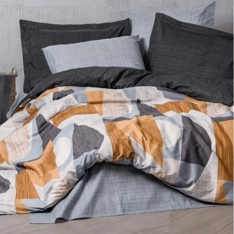 سرویس روتختی کاتن باکس مدل Modern Giorno Gri دو نفره 4 تکه