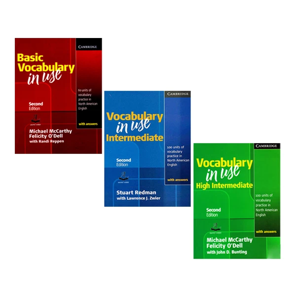 کتاب Vocabulary In Use Second Edition اثر جمعی از نویسندگان انتشارات آرماندیس سه جلدی
