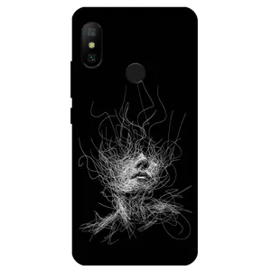 Megafone Face Sketch 7423 Cover For Xiaomi Redmi Note 6 Pro