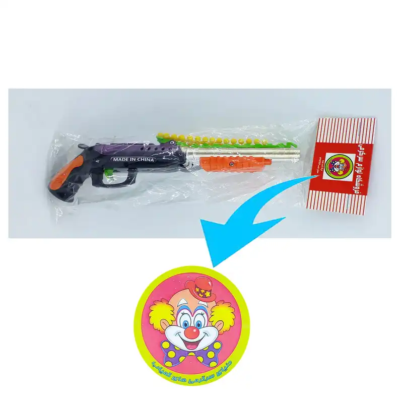 تفنگ بازی دنیای سرگرمی های کمیاب طرح تپانچه دولول مدل DSK 3159