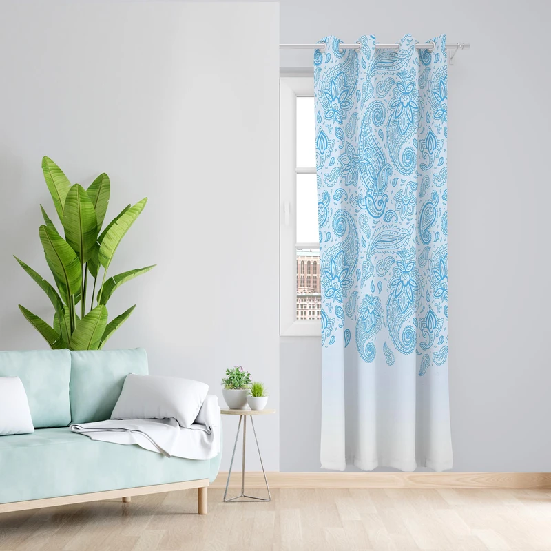 پرده مدل مخمل پانچی کد 1080 سایز 140x200 سانتی متر