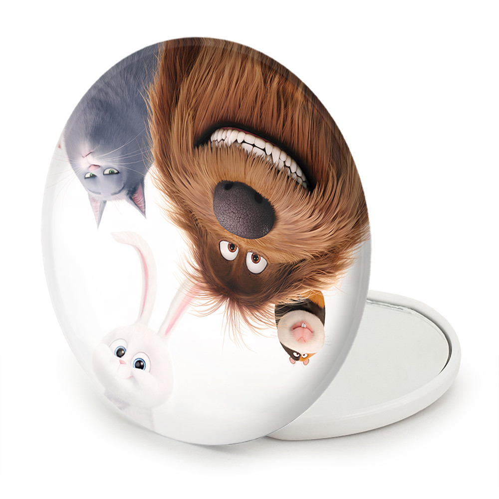 آینه جیبی خندالو طرح زندگی پنهان حیوانات خانگی The Secret Life of Pets مدل تاشو کد 10682 آینه جیبی خندالو طرح زندگی پنهان حیوانات خانگی The Secret Life of Pets مدل تاشو کد 10682