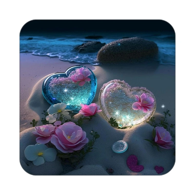 زیر لیوانی کاکتی مدل عاشقانه کد mp13459