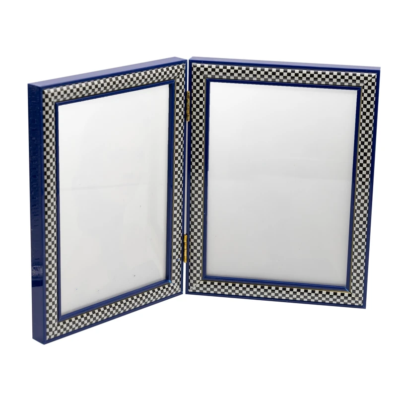 قاب عکس مدل حاشیه شطرنجی طرح دابل کد 13X18