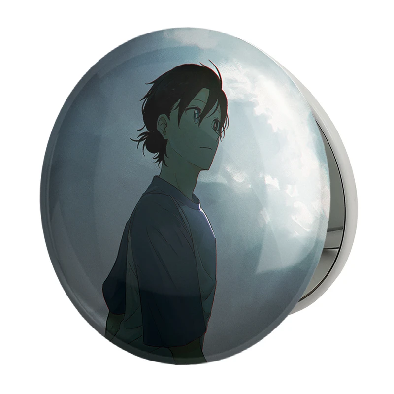 آینه جیبی خندالو طرح شینپی انیمه سامر تایم رندرینگ SUMMER TIME RENDERING مدل تاشو کد 22267 