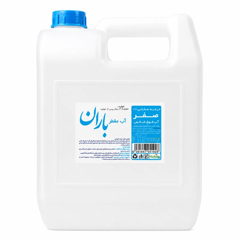 آب مقطر بـاران کد b1g34 حجم 3400 میلی لیتر