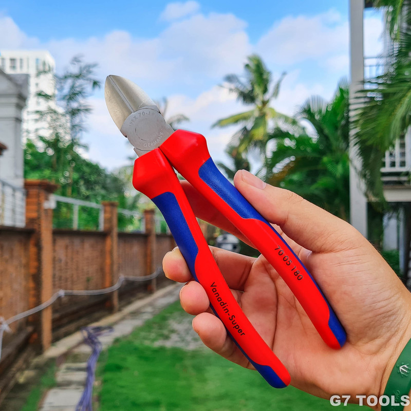 انبر سیم چین کنیپکس مدل 7005180 سایز 7 اینچ