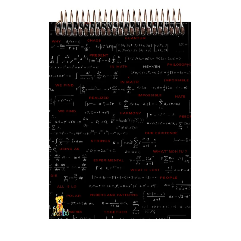 دفتر نقاشی 100 برگ بانیبو مدل ریاضی کد 2719