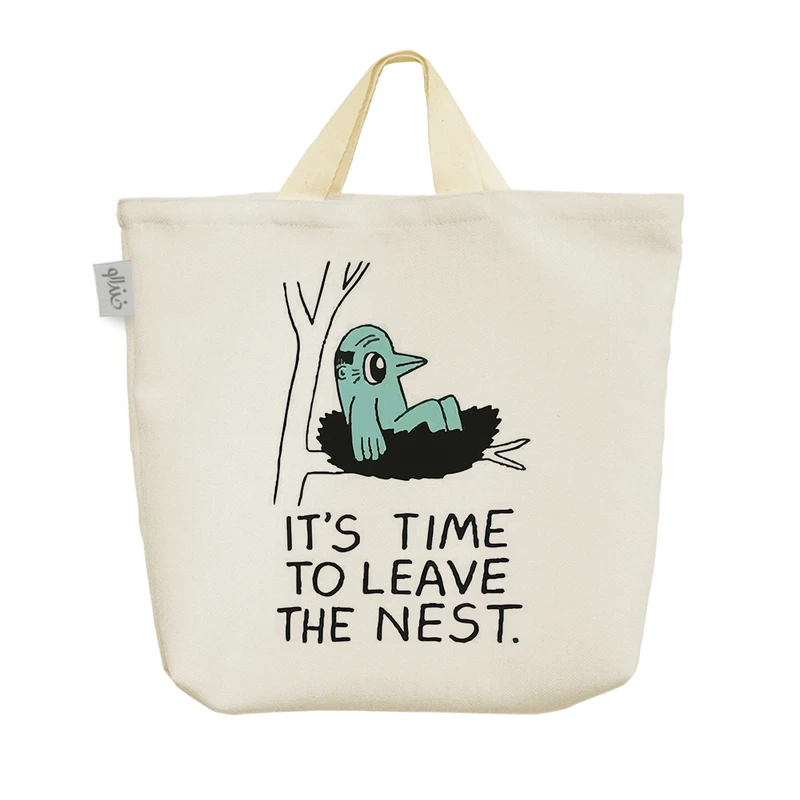 ساک خرید خندالو مدل It's Time To Leave The Nest کد 6626