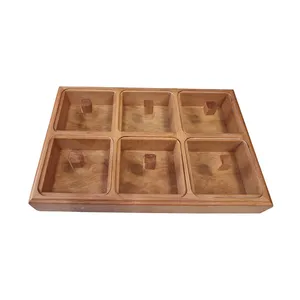 اردوخوری چوبی مدل 6 خانه