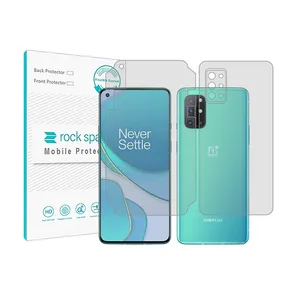 Rockspace clear screen protector HyGEL model suitable for OnePlus 8T mobile phone with back protector