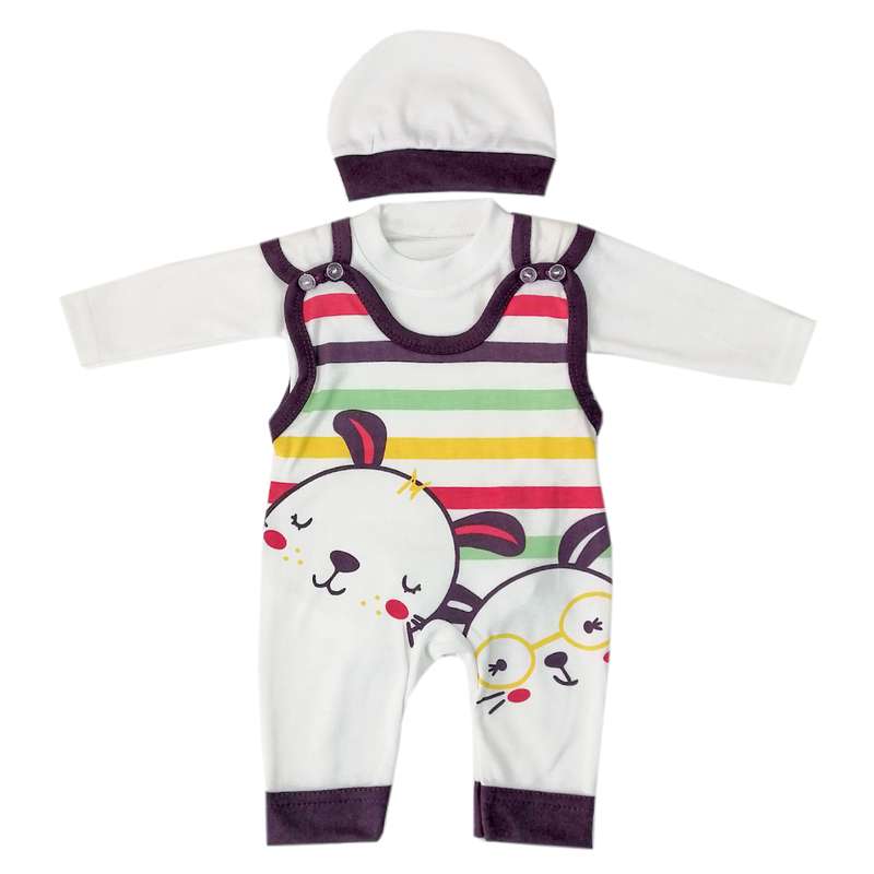 ست 3 تکه لباس نوزادی مدل SHN-14