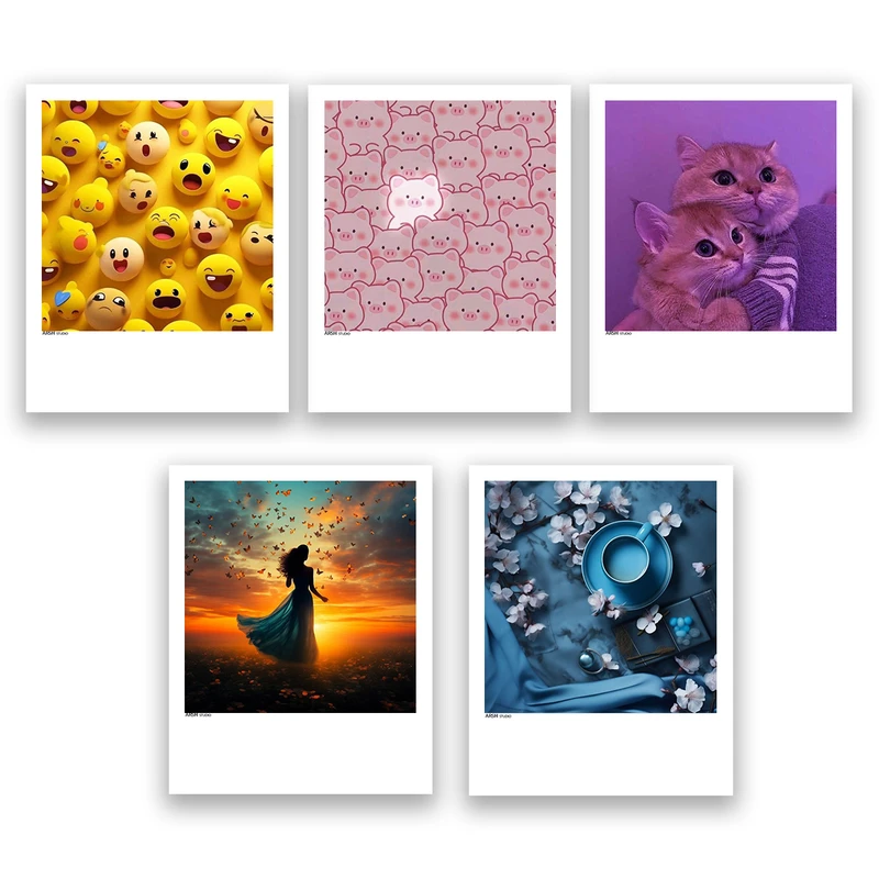 آویز تزیینی عرش مدل فانتزی کد Asa566 مجموعه پنج عددی