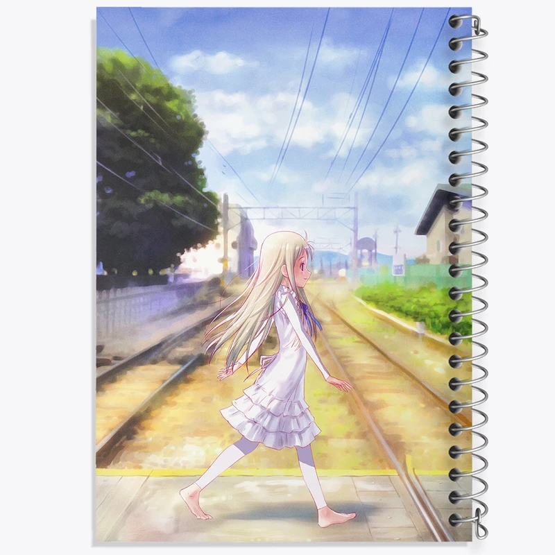 دفتر ژورنال نویسی 50 برگ خندالو مدل نقطه ای طرح میکو هونما انیمه آنوهانا کد 31974