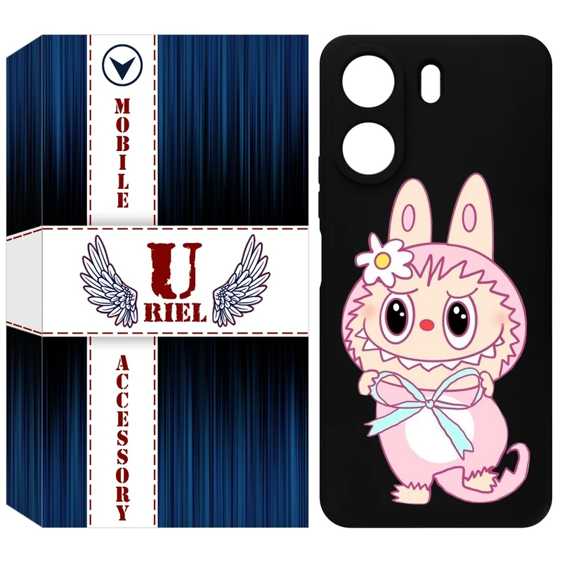 کاور یوریل مدل KSH کد 146 طرح عروسک لبوبو مناسب برای گوشی موبایل شیائومی Redmi 13C 4G / Poco C65