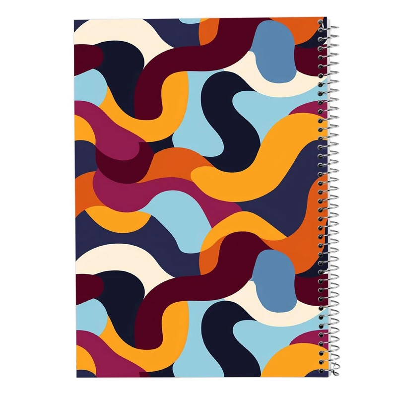 دفتر ژورنال نویسی 50 برگ مدوپد مدل نقطه ای طرح اشکال فانتزی کد DF16121