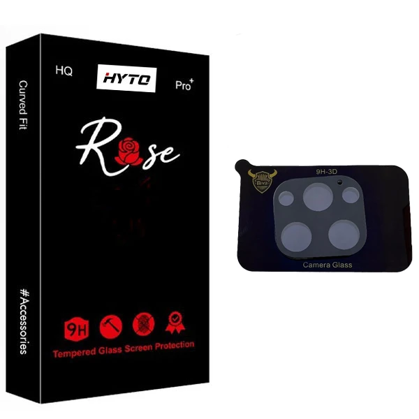 محافظ لنز دوربین هیتو مدل Rose 3D مناسب برای گوشی موبایل اپل iPhone 12 Pro Max