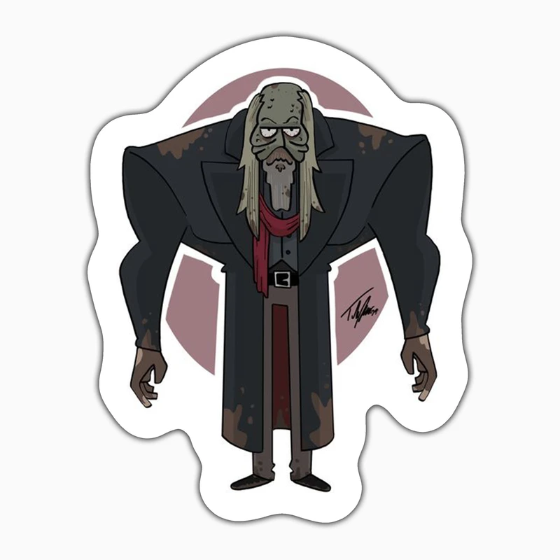 استیکر لپ تاپ و موبایل بووم طرح بتامن کد FR69